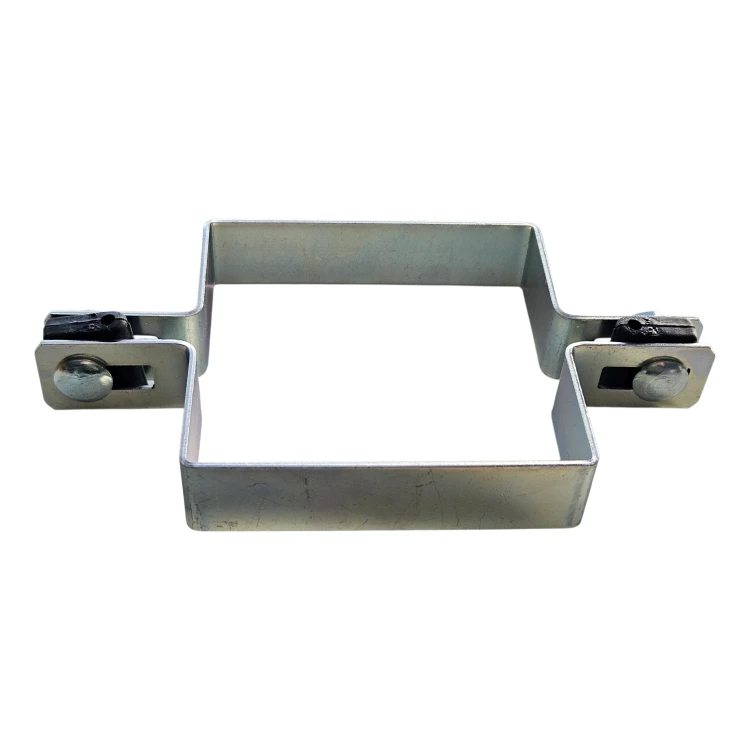 Intermediate panel bracket for 100x100 mm fencing panels galvanised 000-777 (2)