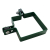 Corner clamp for fence panels 100x100 mm green 000-775 (3)