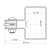 End clamp for fencing panels 60x40 green GPV-700-13 (3)