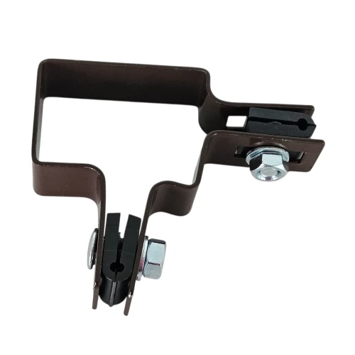 Corner fence panel clamp 60x40 bronze GPV-700-10 (2)