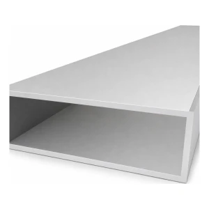 Rectangular aluminium tube 50×150×4 mm – closed profile EN AW-6060, L=2000 mm