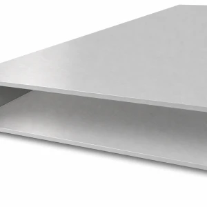 Rectangular aluminium tube 40×200×3 mm – closed profile EN AW-6060, L=2000 mm