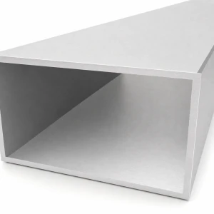 Rectangular aluminium tube 80×140×4 mm – closed section profile L=2000 mm EN AW-6060