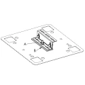 Mounting plate for roofing 375x375mm CWL PV-27-02 (9)