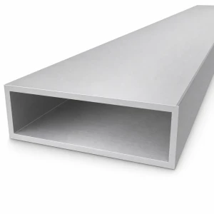 Rectangular aluminium tube 40×120×4 mm – closed profile EN AW-6060, L=2000 mm