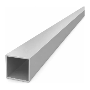 Square aluminium tube 30×30×1.5 mm – closed section EN AW-6060 L=2000 mm