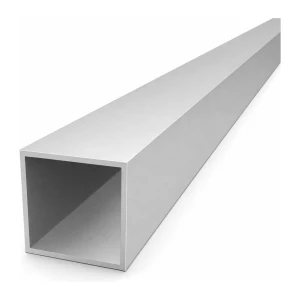 Square aluminium tube 45×45×2 mm EN AW-6060 – length 2000 mm