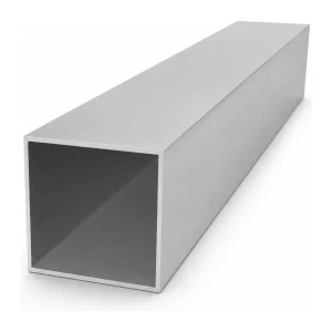 Square aluminium tube 150×150×4 mm – closed profile L=2000 mm