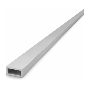 Rectangular aluminium tube 10×20×2 mm – closed profile EN AW-6060, L=2000 mm