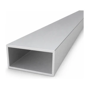Rectangular aluminium tube 40×80×3 mm – closed section profile L=2000 mm