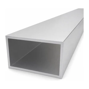 Rectangular aluminium tube 60×100×4 mm – closed profile EN AW-6060, L=2000 mm
