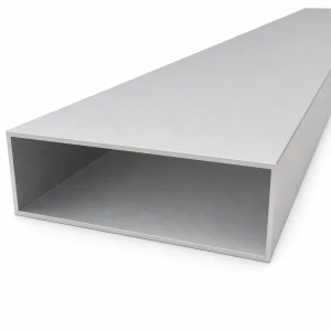 Rectangular aluminium tube 40×120×2 mm – closed profile EN AW-6060, L=2000 mm