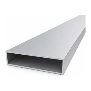 Rectangular aluminium tube 25×100×2 mm – closed profile EN AW-6060, L=2000 mm