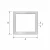 Rectangular aluminium tube 25×100×2 mm – closed profile EN AW-6060, L=2000 mm 001-855 (2)