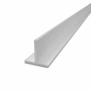Aluminium T-bar 40×40×4 mm T-profile EN AW-6060, length 2000 mm
