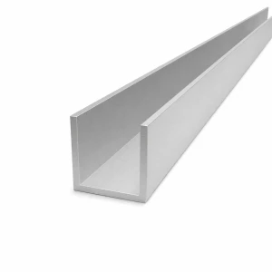 Aluminium channel 40×40×3 mm – C/U profile EN AW-6060, L=2000 mm