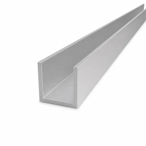 Aluminium Channel 40×40×4 mm EN AW-6060 – C/U Profile, Length 2000 mm