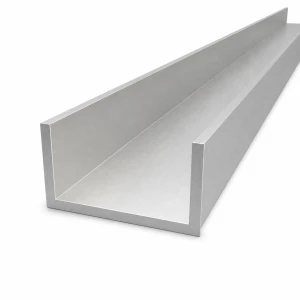Aluminium Channel 80×40×5 mm – C/U Profile EN AW-6060, Length 2000 mm