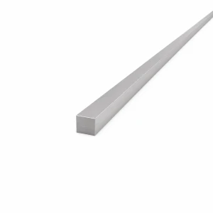 Solid square aluminium bar 10×10 mm – EN AW-6060, L=2000 mm