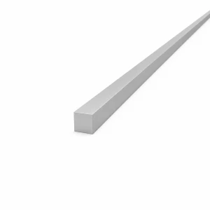 Solid square aluminium bar 12×12 mm EN AW-6060 T64, L=2000 mm