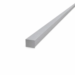 Solid Square Aluminium Bar 15×15 mm EN AW-6060 – Length 2000 mm