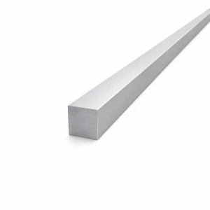 Solid square aluminium bar 20×20 mm EN AW-6060 – length 2000 mm