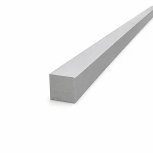 Solid square aluminium bar 25×25 mm EN AW-6060 – L=2000 mm