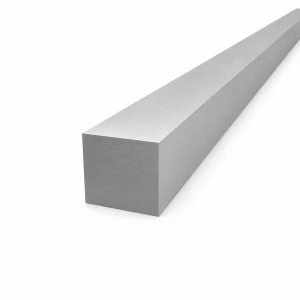 Solid square aluminium bar 35×35 mm EN AW-6060, L=2000 mm