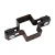 Intermediate fence panel bracket 60x40 brown GPV-700-05 (1)