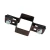 Intermediate fence panel bracket 60x40 brown GPV-700-05 (2)