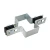 Intermediate clamp for fence panels 60x40 galvanised GPV-700-04 (1)