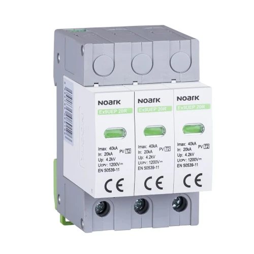Surge arrester - SPD Ex9UEP, type II, 1200 V DC, 3 modules wide, for ungrounded PV systems PV-200-108022