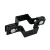 Intermediate clamp for fencing panels 60x40 black GPV-700-02 (1)