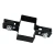 Intermediate clamp for fencing panels 60x40 black GPV-700-02 (2)