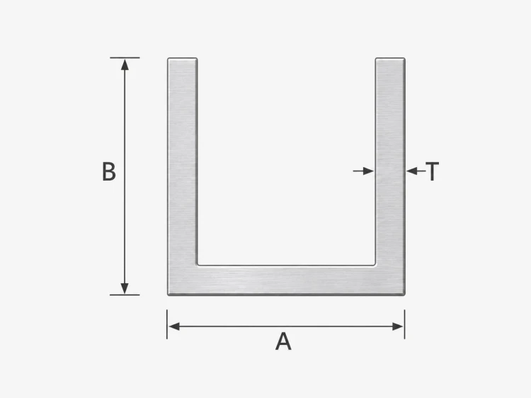 Aluminium Channel 21×20×1.4 mm – C/U Profile 2000 mm Length 001-884 (2)