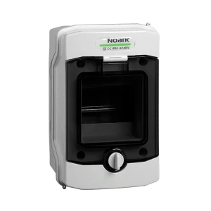 Surface-mount plastic enclosure IP65 1 row 4 modules