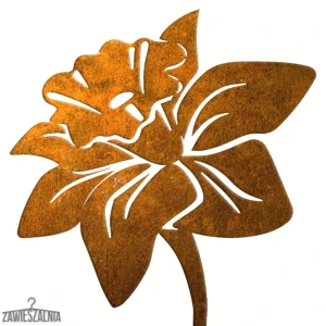 Zawieszalnia – Corten Steel Garden Decoration Daffodil XL 15×97 cm