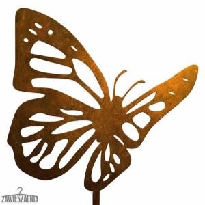 Garden Stake Decoration – Rusty Butterfly Corten Steel XL 19×99 cm