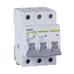 Miniature circuit breaker 6 kA, B-curve, 16 A, 3-pole