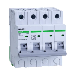 DC Isolator Switch 4-pole 32A 1000V DC for photovoltaic applications 4-module width
