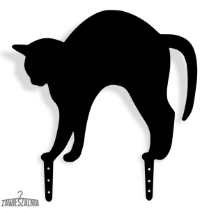 Garden Hanger – Steel Garden Scarecrow Arched Cat L 38×36 cm