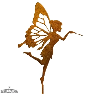 Zawieszalnia – Corten Steel Garden Decoration Fairy Cataleya XL on a Rod