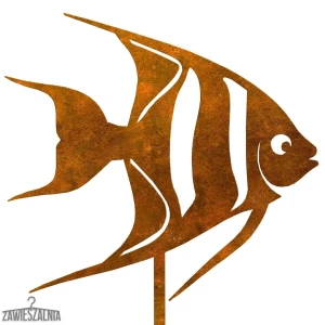 Zawieszalnia – Garden Decoration Rusty Fish Felicja XL on Rod 16×103 cm
