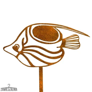 Garden Stake Decoration – Timothy XL Corten Steel Fish 23×97 cm