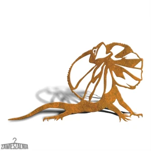 Garden Decoration – Agama XL Corten Steel Wall Art 75×45 cm