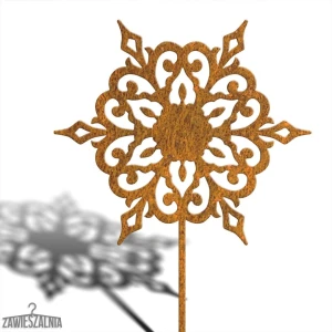Zawieszalnia – Rusty Snowflake XL 93 cm Garden Decoration, Corten Steel