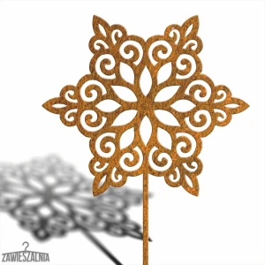 Garden Jewellery – Garden Decoration Snow Star XXL 93 cm Corten Steel