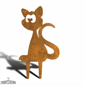 Garden Pet – Corten Steel Garden Decoration Kitten Maurycy M 39 cm
