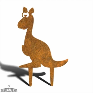 Pupil Ogrodowy – Garden Decoration Kangaroo Oskar M 39 cm, Corten Steel