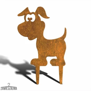 Garden Pet – Garden Decoration Puppy Maksio M 25×39 cm, Corten Steel